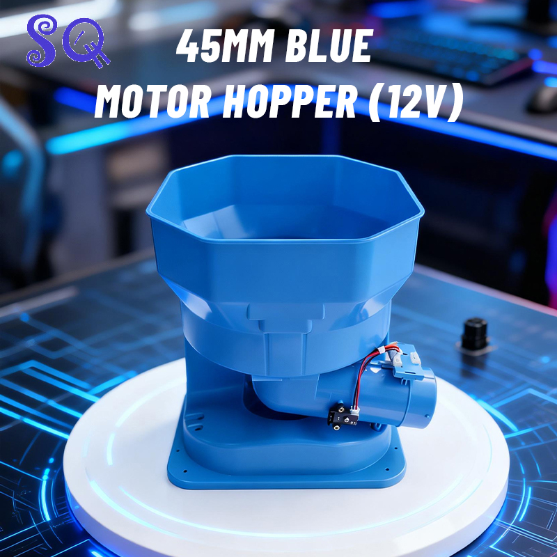 Arcade Games Vending - 45mm Blue Motor Hopper 12V Square/Round