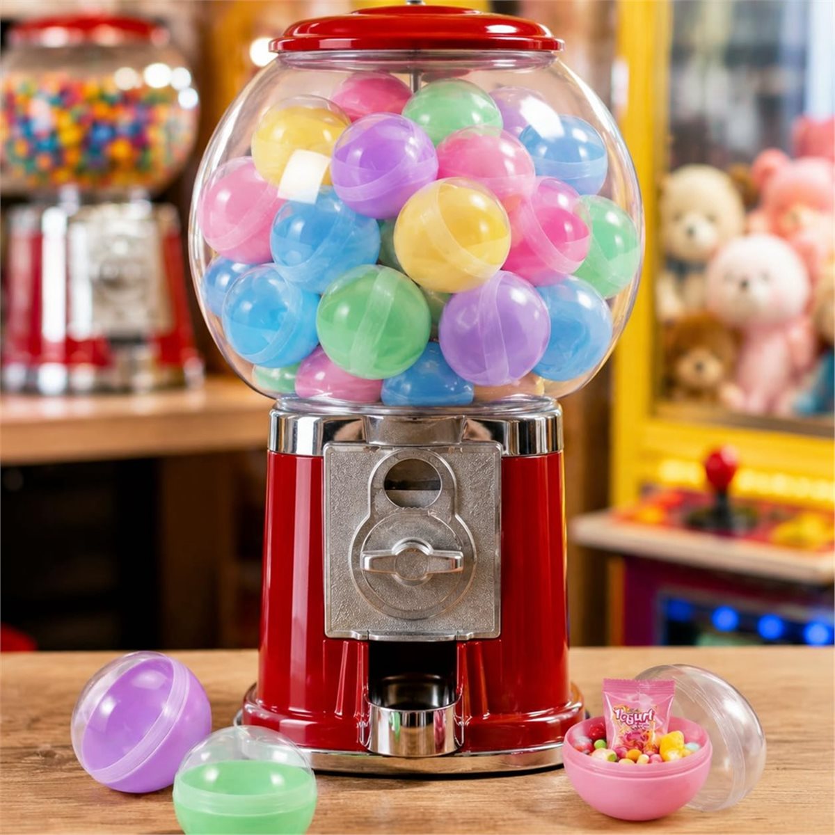 Bubble Gum Machine - A1776K 50Pcs 3 Inch Empty Vending