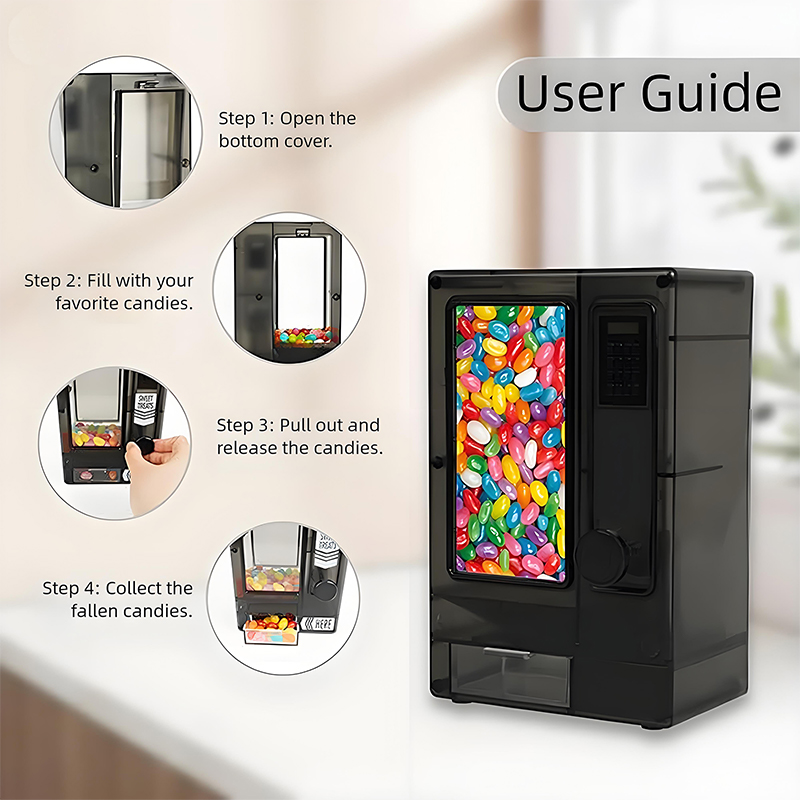 Candy Dispenser Cute Vending M - Bubble Gum Machine 评论和价格