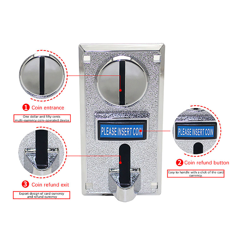 1Pc 616 Multi Coin Slot Accept - Vending Arcade Games 评论和价格